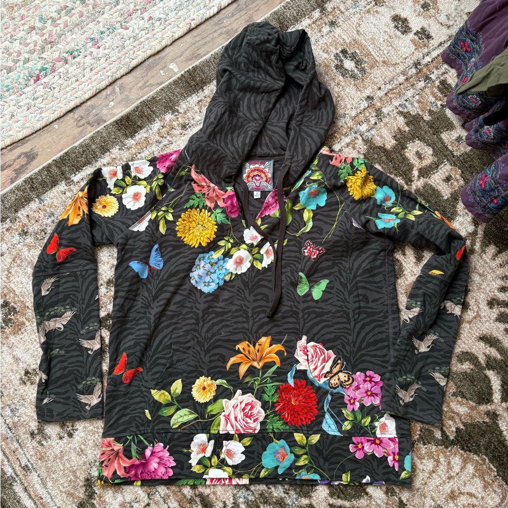 Johnny Was hoodie and sweatpants set both medium EUC - Picture 2 of 10